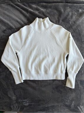 ALO YOGA- Waffle Weekend Escape Mock Neck Long Sleeve